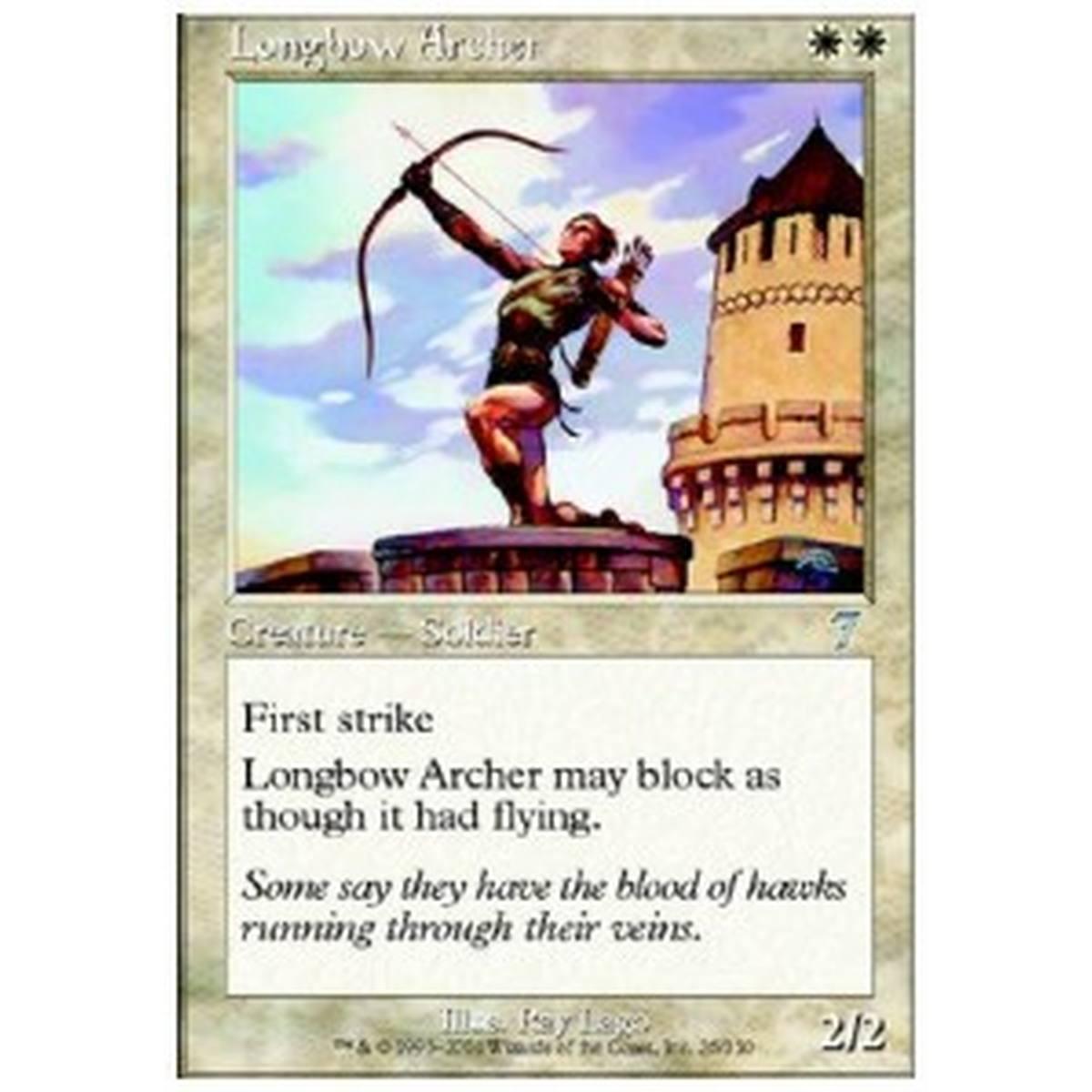 Longbow Archer - Arciere dall'Arco Lungo - [7ED] [EX]