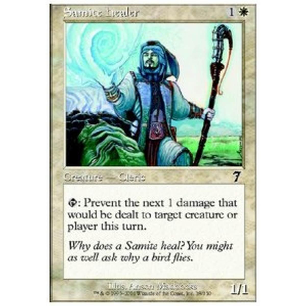 Samite Healer - Guaritore Bianco - [7ED] [NM]