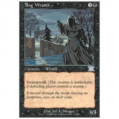 Bog Wraith - Necrospettro delle Paludi - [6ED] [EX]