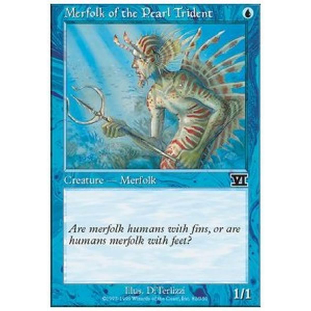 Merfolk of the Pearl Trident - Tritone dal Tridente Perlaceo - [6ED] [NM]
