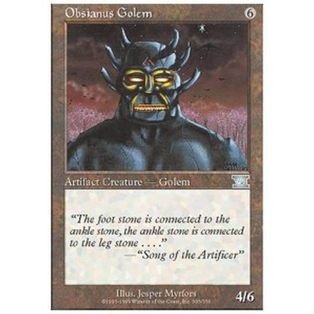 Obsianus Golem - Golem di Obsiana - [6ED] [NM]