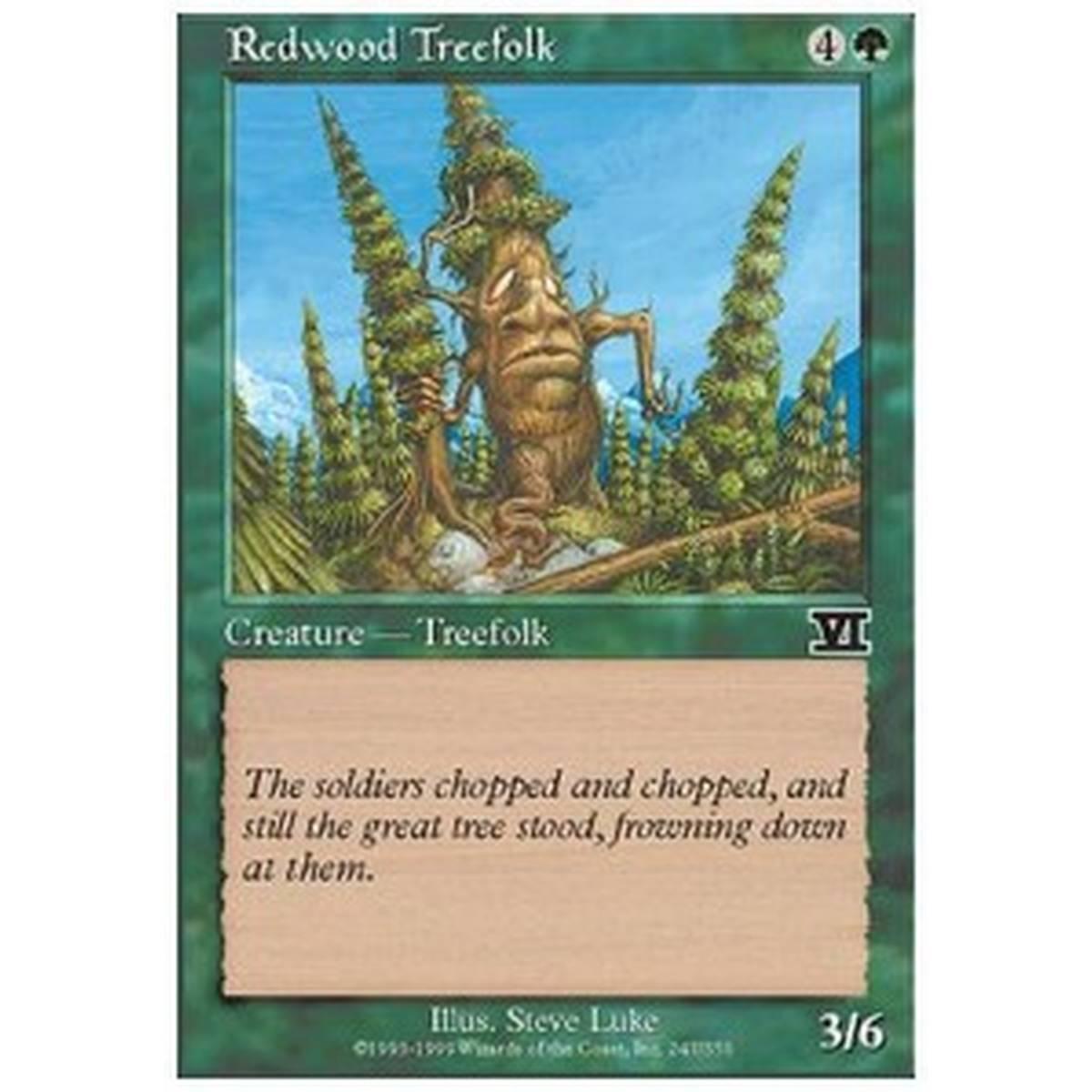 Redwood Treefolk - Silvantropi Sequoia - [6ED] [NM]