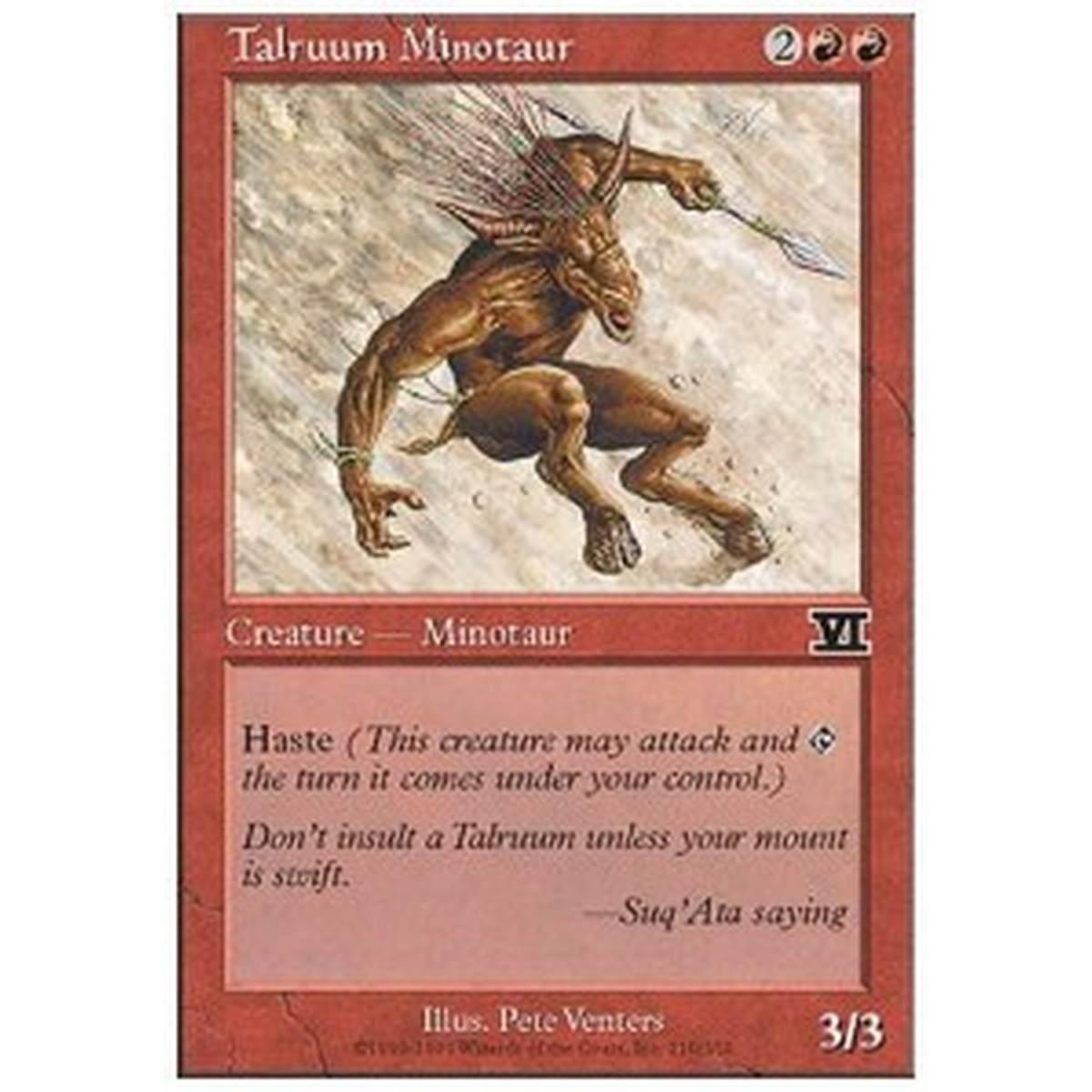 Talruum Minotaur - Minotauro di Talruum - [6ED] [NM]