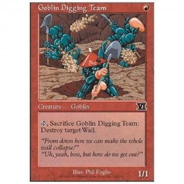 Goblin Digging Team - Squadra di Genieri Goblin - [6ED] [NM]