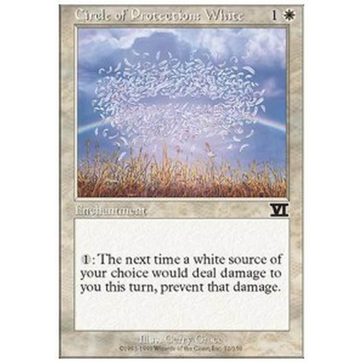 Circle of Protection: White - Circolo di Protezione: Bianco - [6ED] [NM]