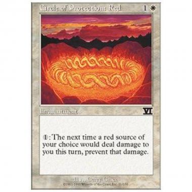 Circle of Protection: Red - Circolo di Protezione: Rosso - [6ED] [EX]