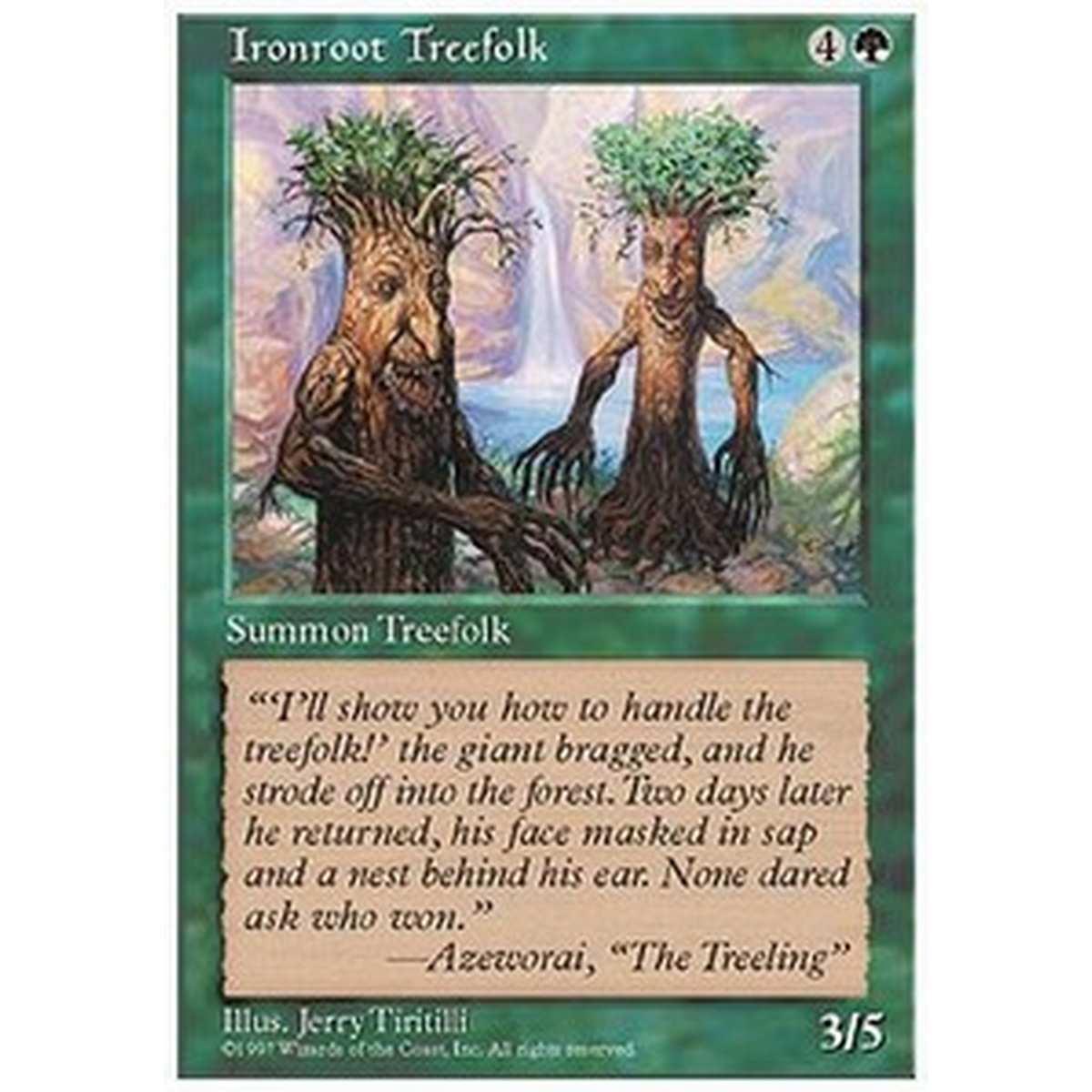 Ironroot Treefolk - Silvantropi Radice di Ferro - [5ED] [NM]