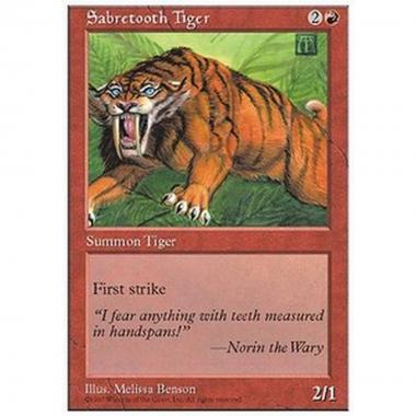 Sabretooth Tiger - Tigre dai Denti a Sciabola - [5ED] [NM]
