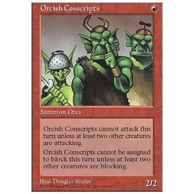 Orcish Conscripts - Orchi Coscritti - [5ED] [EX]