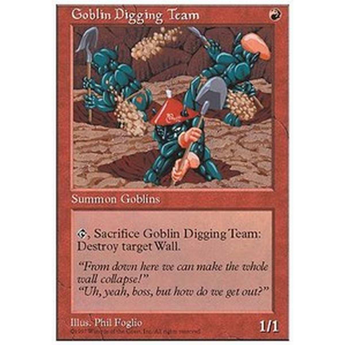 Goblin Digging Team - Squadra di Genieri Goblin - [5ED] [NM]