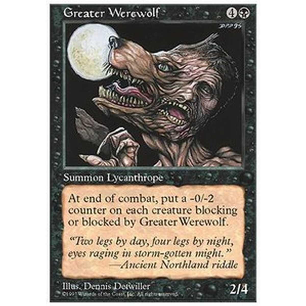 Greater Werewolf - Greater Werewolf - [5ED] [EX]