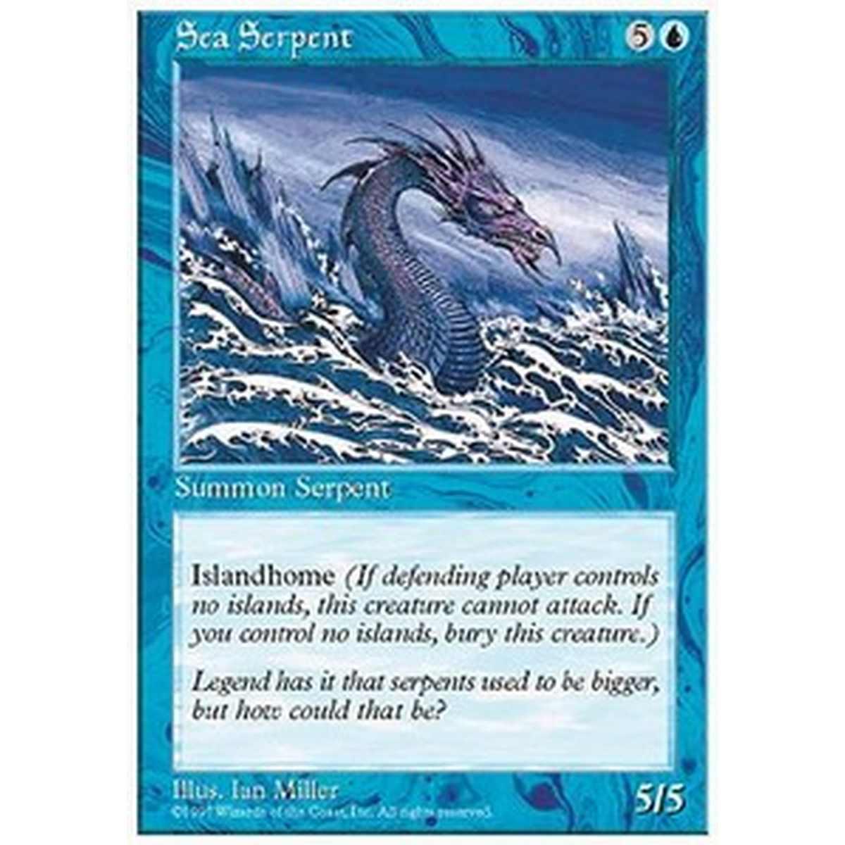 Sea Serpent - Serpente Marino - [5ED] [NM]