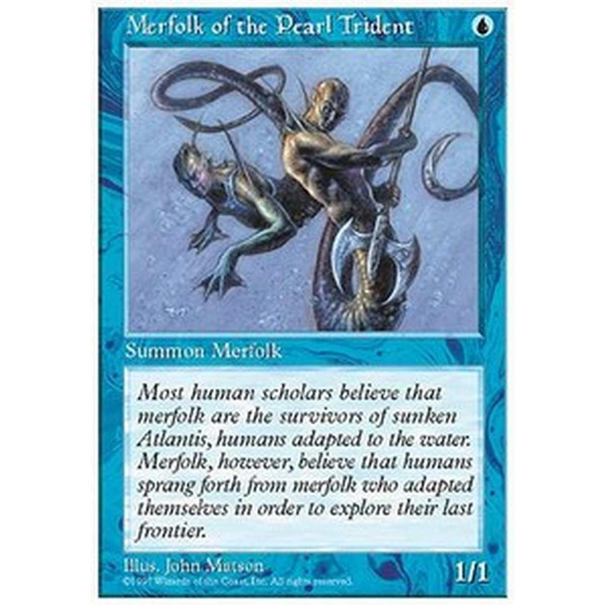 Merfolk of the Pearl Trident - Tritone dal Tridente Perlaceo - [5ED] [NM]