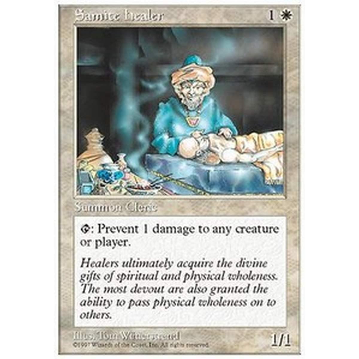 Samite Healer - Samite Healer - [5ED] [NM]