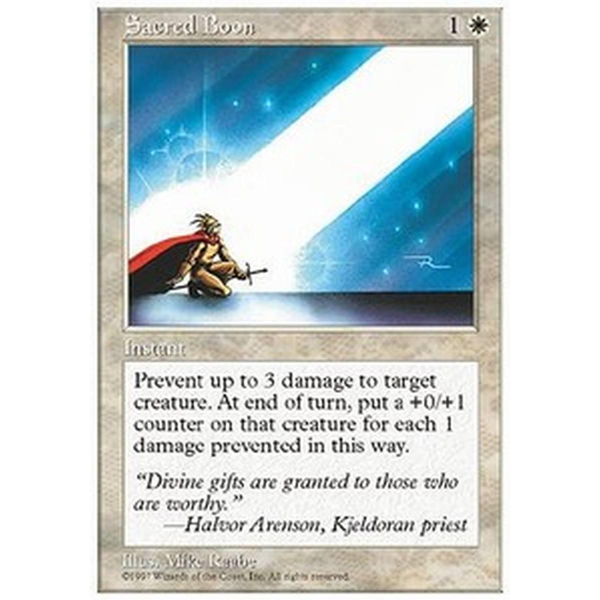 Sacred Boon - Sacred Boon - [5ED] [NM]