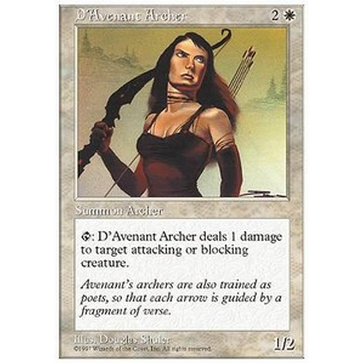 D'Avenant Archer - Arciere di D'Avenant - [5ED] [EX]