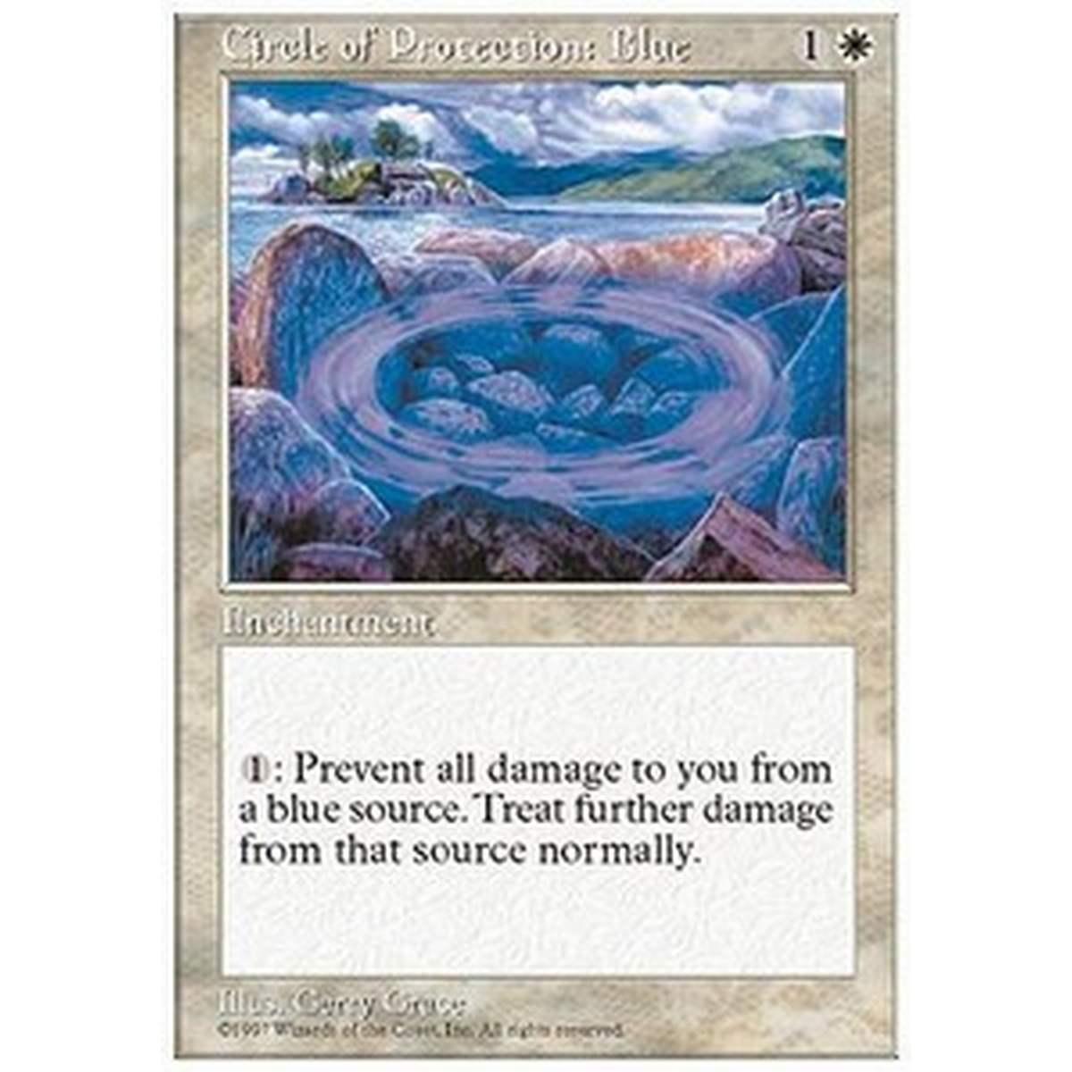 Circle of Protection: Blue - Circolo di Protezione: Blu - [5ED] [EX]