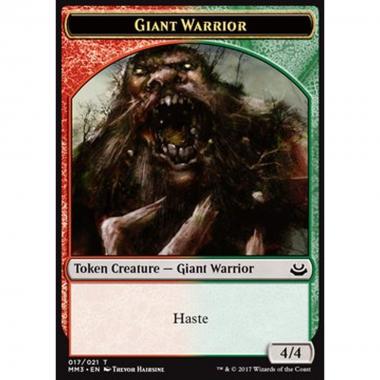 Giant Warrior Token (Red and Green 4/4) - Giant Warrior Token (Red and Green 4/4) - [MM3] [NM]