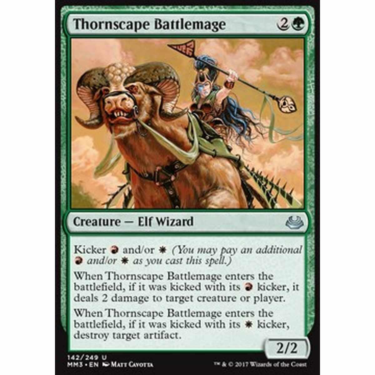 Thornscape Battlemage - Thornscape Battlemage - [MM3] [NM]