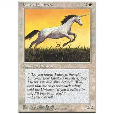 Pearled Unicorn - Unicorno Perlaceo - [4ED] [NM]