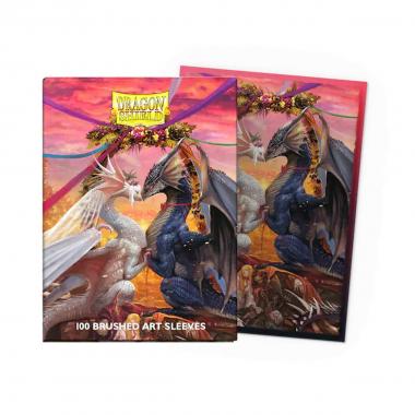 100 Buste Art Sleeves Brushed - Valentine Dragons 2023