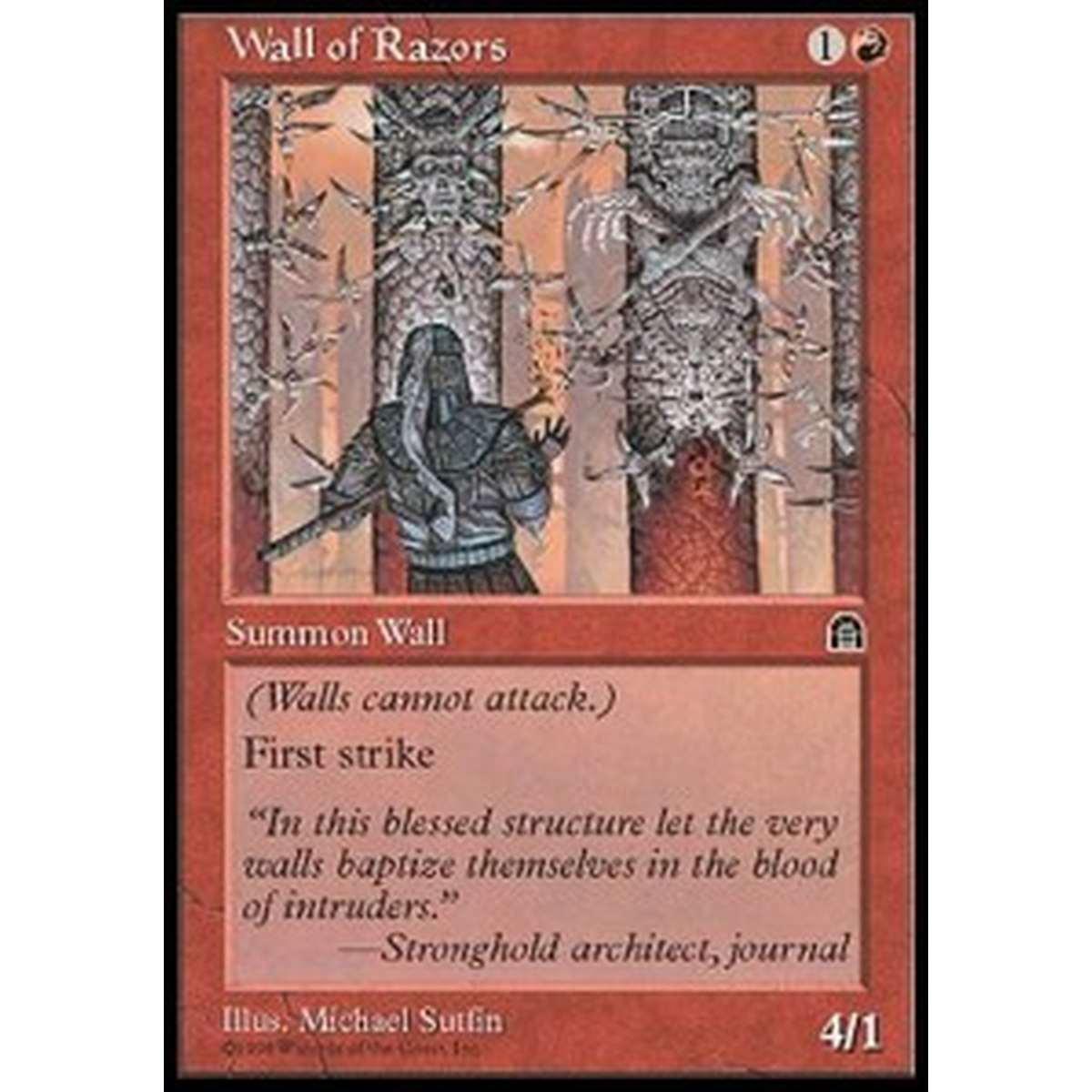 Wall of Razors - Muro di Rasoi - [STH] [NM]