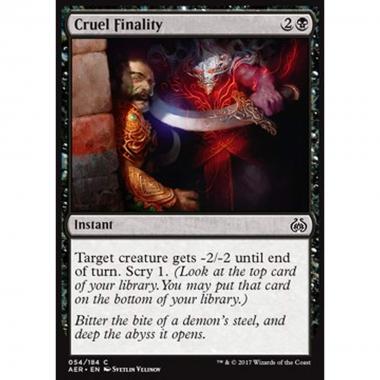 Cruel Finality - Fine Crudele - [AER] [NM] [Foil]