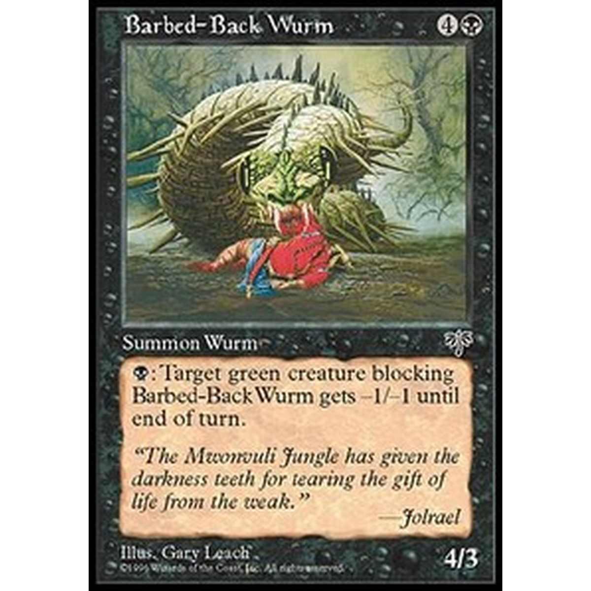 Barbed-Back Wurm - Wurm dal Dorso Spinato - [MIR] [EX]