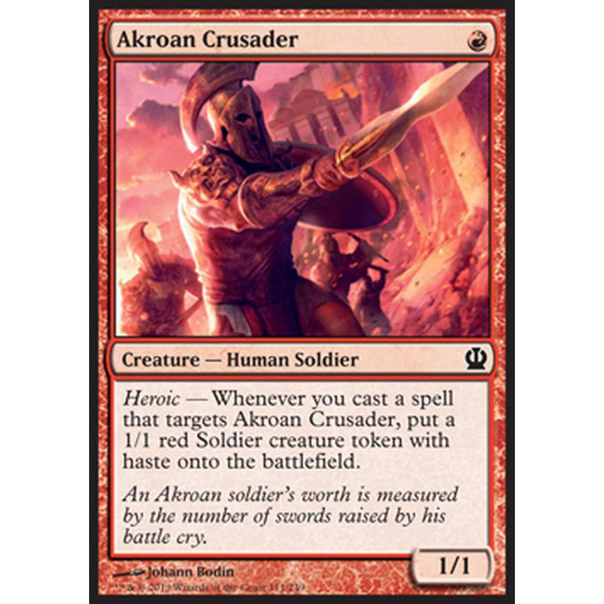 Akroan Crusader - Crociato di Akros - [THS] [NM]