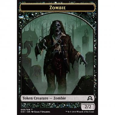 Zombie Token (Black 2/2) - Zombie Token (Black 2/2) - [SOI] [NM]