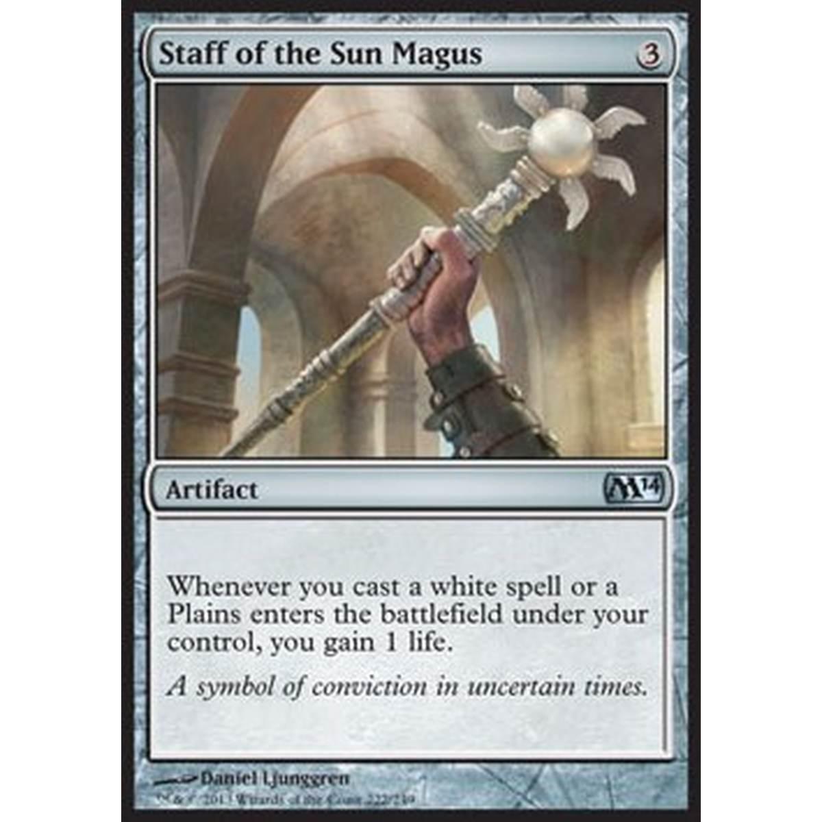 Staff of the Sun Magus - Bastone del Magus Solare - [M14] [NM]