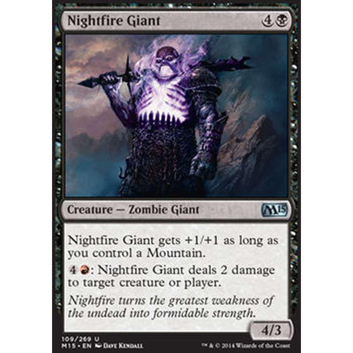 Nightfire Giant - Gigante del Fuoco Notturno - [M15] [NM]