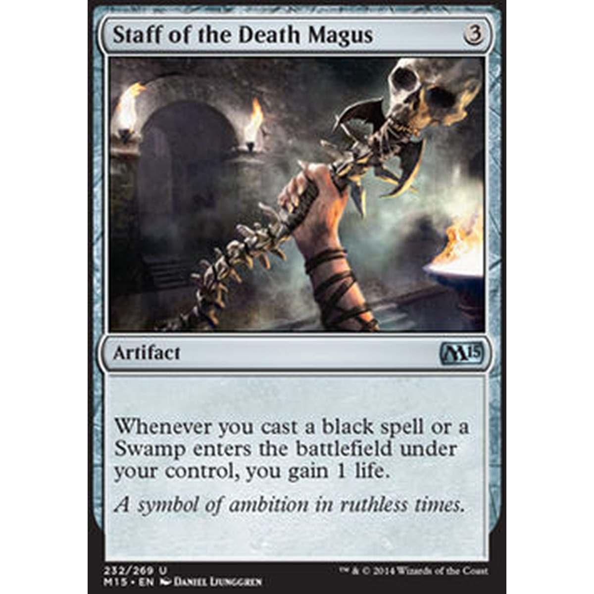 Staff of the Death Magus - Bastone del Magus Letale - [M15] [NM]