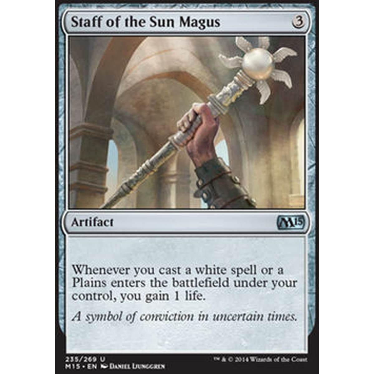 Staff of the Sun Magus - Bastone del Magus Solare - [M15] [NM]