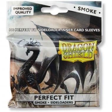 100 Buste Perfect Size - Perfect Fit - Sideloaders - Dragon Shield SMOKE