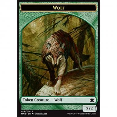 Wolf Token (Green 2/2) - Wolf Token (Green 2/2) - [MM2] [NM]