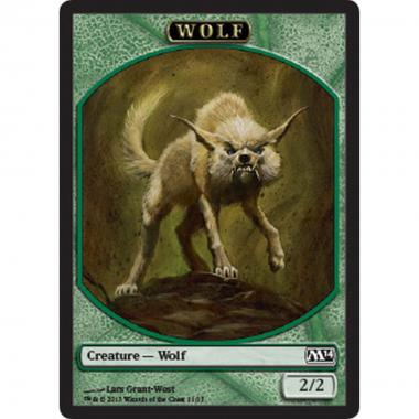 Wolf Token (Green 2/2) - Wolf Token (Green 2/2) - [M14] [NM]