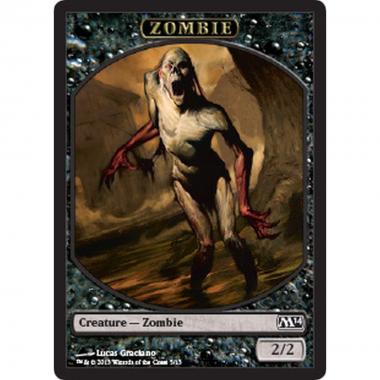 Zombie Token (Black 2/2) - Zombie Token (Black 2/2) - [M14] [NM]