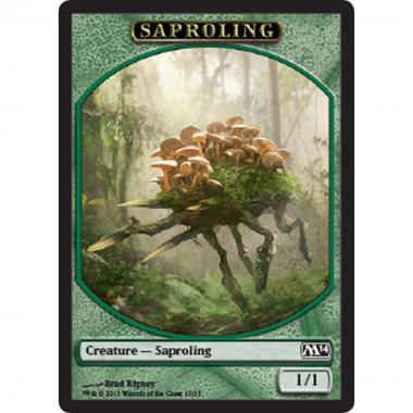 Saproling Token (Green 1/1) - Saproling Token (Green 1/1) - [M14] [NM]