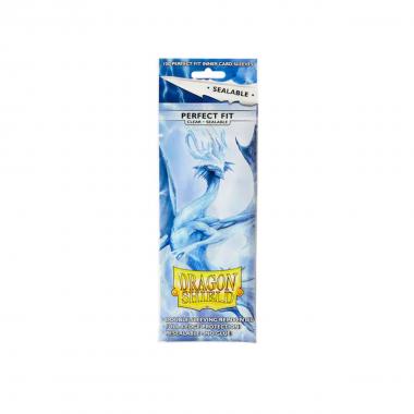 100 Buste Perfect Size - Perfect Fit - Sealable clear - Dragon Shield