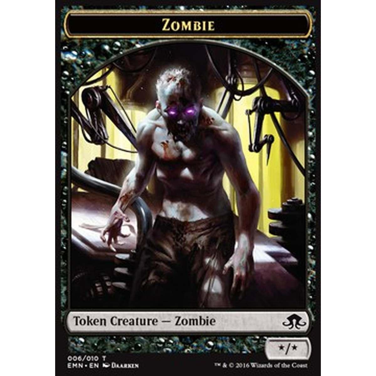 Zombie Token (Black */*) - Zombie Token (Black */*) - [EMN] [NM]