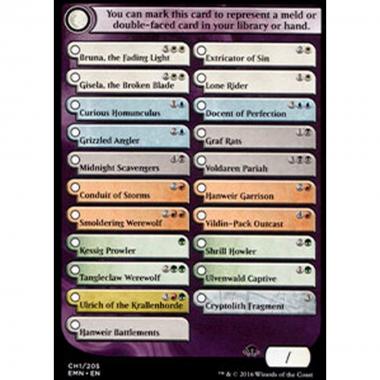 Double-Faced Card Proxy Checklist - Double-Faced Card Proxy Checklist - [EMN] [NM]