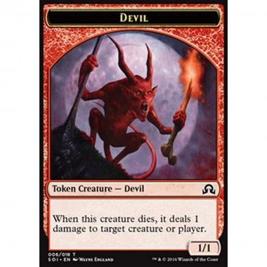 Devil Token (Red 1/1) - Devil Token (Red 1/1) - [SOI] [NM]