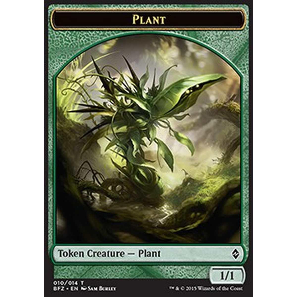 Plant Token (Green 1/1) - Plant Token (Green 1/1) - [BFZ] [NM]