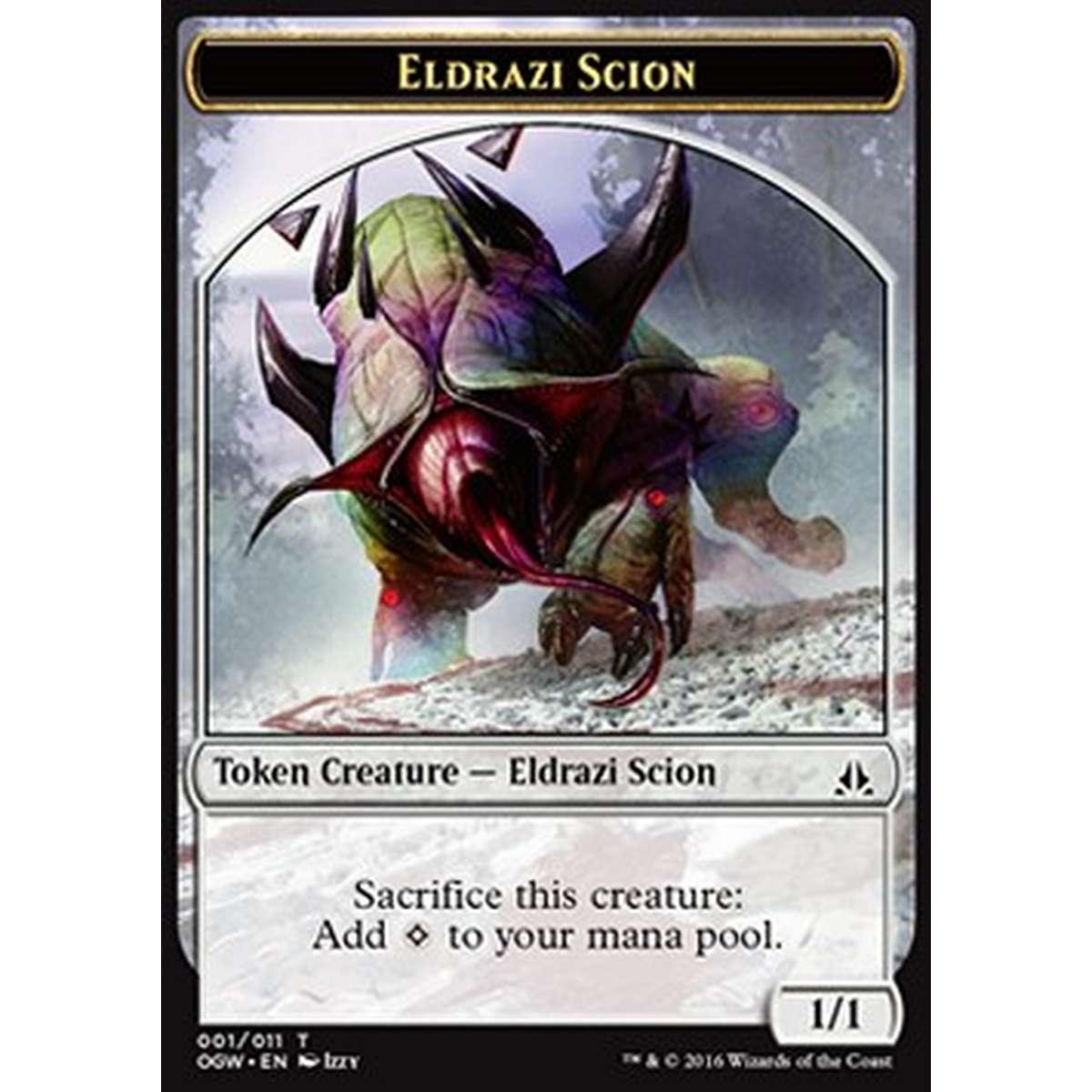 Eldrazi Scion Token (Colorless 1/1) (V.1) - Eldrazi Scion Token (Colorless 1/1) (V.1) - [OGW] [NM]