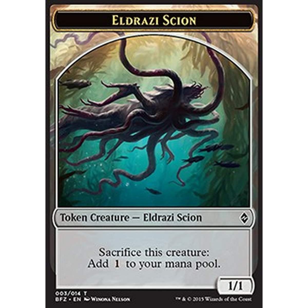 Eldrazi Scion Token (Colorless 1/1) (V.2) - Eldrazi Scion Token (Colorless 1/1) (V.2) - [BFZ] [NM]