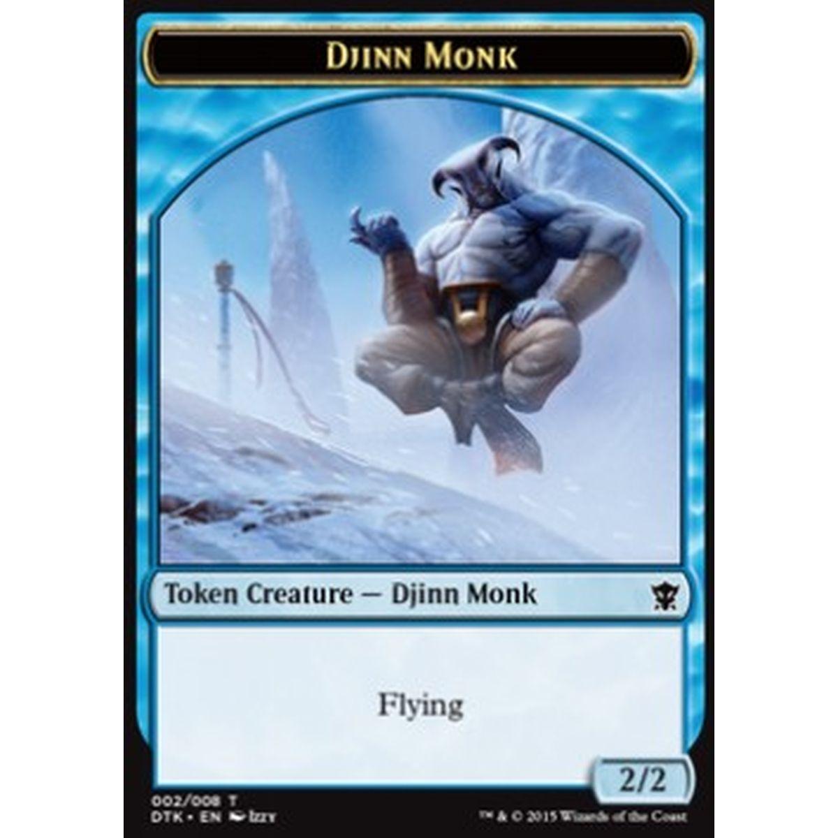 Djinn Monk Token (Blue 2/2) - Djinn Monk Token (Blue 2/2) - [DTK] [NM]