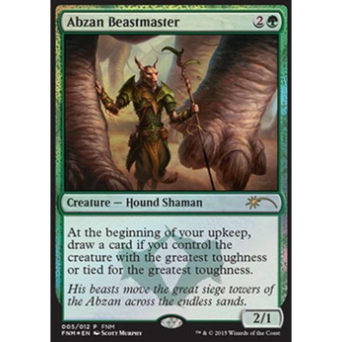 Abzan Beastmaster - Domatore Abzan - [FNM] [NM] [Foil]