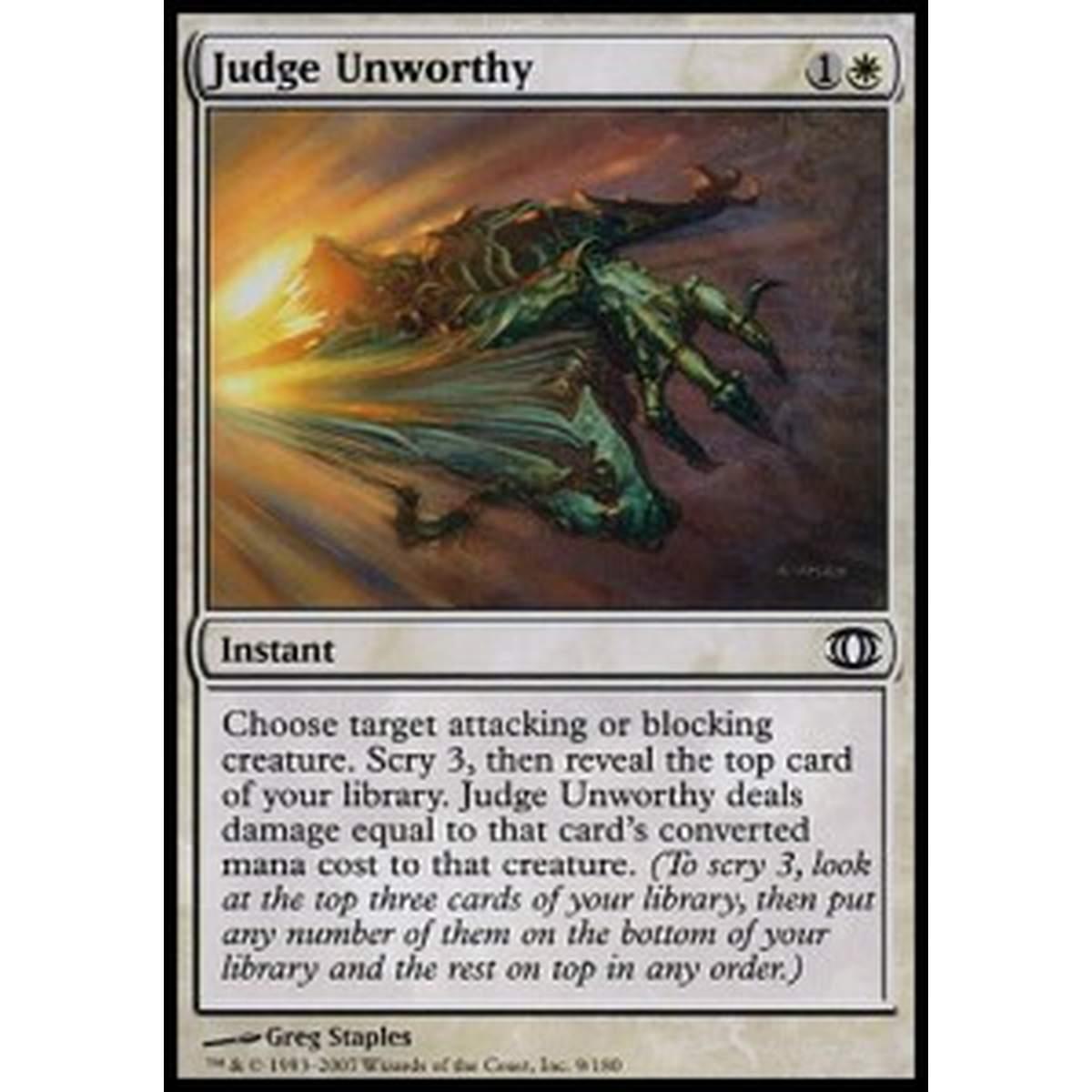 Judge Unworthy - Giudicare Indegno - [FUT] [EX]