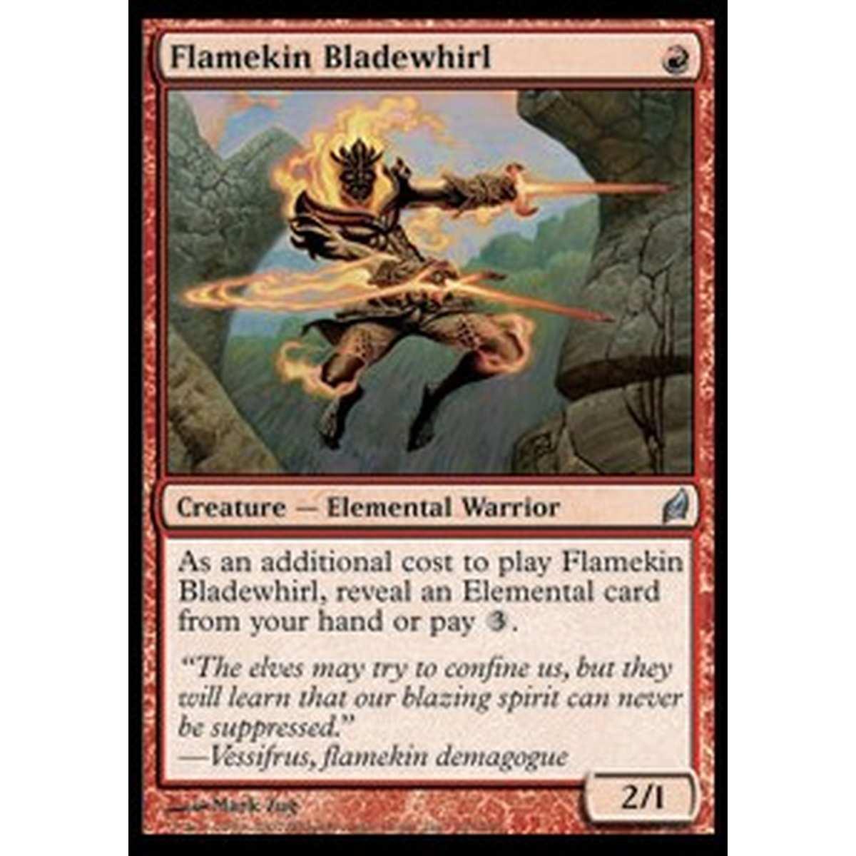 Flamekin Bladewhirl - Ignifero Lama Vorticante - [LRW] [NM]